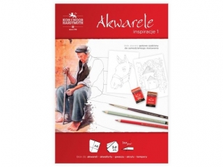Blok inspiracje A4 20k. KOH-I-NOOR - Akwarele 320g