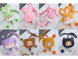 Smycz do telefonu, pluszak, Blind Box, CUTE PET PARADISE, 10x7x9 cm, 60cm d�ugo��