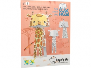Kolorowanka MONUMI CubeHead 3D normal - �yrafa