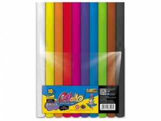 Bibu�a marszczona PASTELLO mini, 25x200cm mix