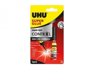 KLEJ SUPER GLUE CONTROL 3G BLISTER UHU [opakowanie=12szt]