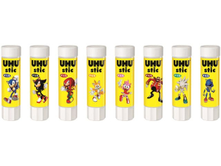 KLEJ W SZTYFCIE EDYCJA LIMITOWANA SONIC / SPONGEBOB 21G UHU [opakowanie=12szt]