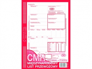 Druk -CMR A4 ( oryg.+ 4 kopie )