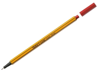 Cienkopisy TOMA F-Liner 0, 4mm, pomara�czowa obudowa. - czerwony [opakowanie=10szt]TO-344 czerwony