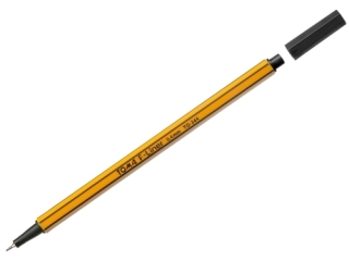 Cienkopisy TOMA F-Liner 0, 4mm, pomara�czowa obudowa. - czarny [opakowanie=10szt]TO-344 czarny