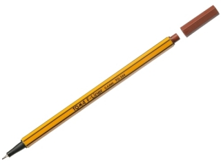 Cienkopisy TOMA F-Liner 0, 4mm, pomara�czowa obudowa. - br�zowy [opakowanie=10szt]TO-344 br�zowy