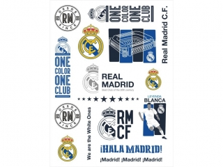 Tatua�e wodne RM-111 Real Madrid 3  [opakowanie=20szt]