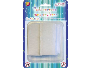 Paski rzepowe PSD-1451 samoprzylepne, rozm. 2,5 cm x 6 cm. Op. zawiera 10 par rzep�w.