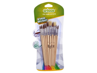 P�DZELKI SZKOLNE CRICCO, 10 SZT. BLISTER [opakowanie=12szt]