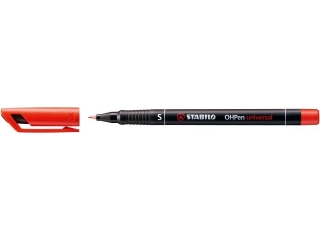 Foliopis OHP STABILO czerwony S