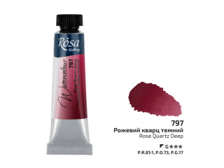 ROSA GALLERY FARBA  AKWARELOWA ROSE QUARTZ DEEP 797 10 ML TUBA [opakowanie=4szt]