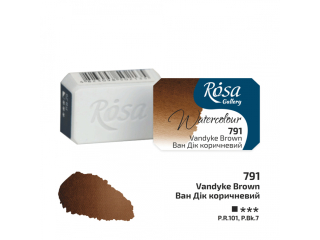 ROSA GALLERY FARBA AKWARELOWA VAN DYKE BROWN 791 2, 5 ML