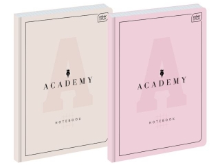 Brulion A4 96k. INTETRDRUK 90g Academy pastel, kratka