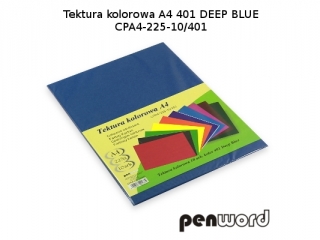 BRYSTOL/TEKTURA KOL. A4 401 DEEP BLUE/GRANATOWACPA4-225-10�(SZPSH)