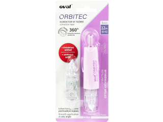 Korektor OVAL w ta�mie 5 mm x 6 m QSR-506/1R r�owy