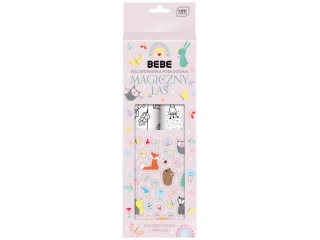 Kolorowanka pod�ogowa INTERDRUK z naklejkami 2szt 86x29cm BB Magiczny las
