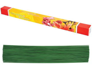 Druty florystyczne DA-4182 zielone, rozm. 1, 8mm x 40cm, 1kg (ok.129szt.)