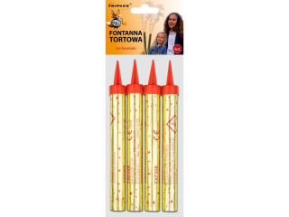 Fontanna tortowa TXF293 25cm, economy, op. 4szt.