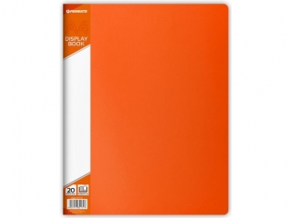 Album ofertowy PENMATE A4 PP-120, 20 koszulek, pomara�czowy