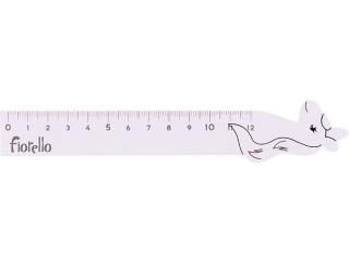 Linijka Fiorello - 12 cm GR-F67JR jednoro�ec [opakowanie=50szt] (SZK-12)
