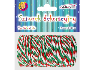 Sznurek dekoracyjny SZ-9041 rozm. 2mm x 30m