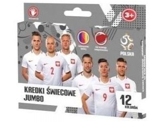 Kredki �wiecowe 12 kolor�w PZ-012 PZPN 2