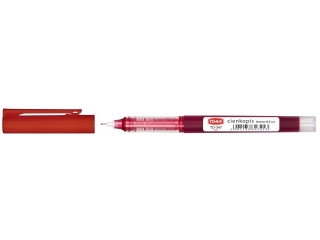 Cienkopisy kapilarne TOMA , ko�c�wka 0, 5mm, 8 kolor�w - czerwony [opakowanie=10szt]TO-347 czerwony