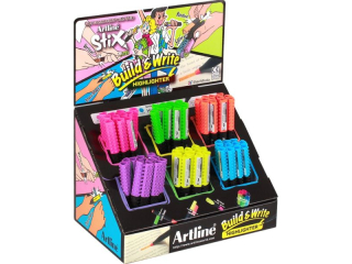 Zakre�lacz ARTLINE STIX klockowy - mix [opakowanie=72szt]