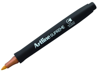 Marker permanentny ARTLINE SUPREME METALIC - br�zowy metaliczny [opakowanie=12szt]