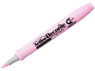 Marker permanentny ARTLINE DECORITE BRUSH ko�c�wka p�dzelkowa - r�owy pastel [opakowanie=12szt]