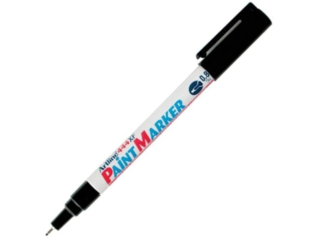 Marker olejowy ARTLINE s-fine ko�c�wka 0, 8mm - czarny [opakowanie=12szt]