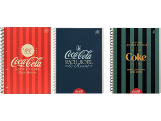 Ko�ozeszyt A4 80# M Soft Touch Coca Cola