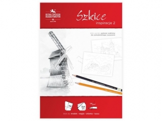 Blok inspiracje 2 A4 20k. KOH-I-NOOR - Szkice 110g