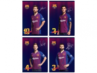 Zeszyt MO A5 32k linia FCB Barca Fan 7  [opakowanie=10szt]