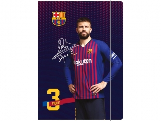 Teczka z gumk� A4 FCB Barca Fan 7  [opakowanie=10szt]