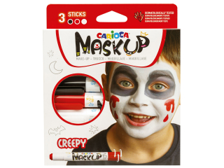 Kredki do twarzy CARIOCA MaskUP Creepy 3 kol. (43491)