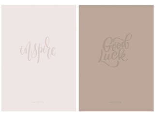 Brulion A4 80k. ASTRA kremowy papier, "Good luck", kratka