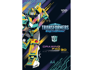 Blok rysunkowy TRANSFORMERS A4 100g 20 ark [opakowanie=10szt]