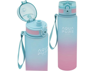 Bidon AQUA PURE by ASTRA 600 ml - pink/mint  [opakowanie=12szt]