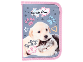 Pi�rnik dwuklapkowy bez wyposa�enia MY LITTLE FRIEND - CAT x DOG