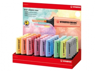 Zakre�lacz STABILO BOSS ORIGINAL Pastel display 45 szt. 70/45-4