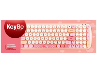 Klawiatura bezprzewodowa KEYBE by ASTRA CANDY PINK [opakowanie=10szt]