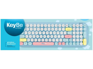 Klawiatura bezprzewodowa KEYBE by ASTRA CANDY BLUE [opakowanie=10szt]