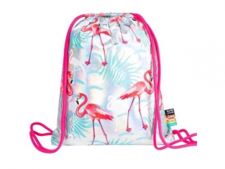 PLECAK NA SZNURKACH SO-11 HOLO FLAMINGOS mkmk