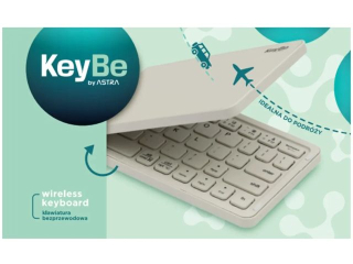 Przeno�na bezprzewodowa klawiatura KEYBE by ASTRA OLIVE [opakowanie=40szt]