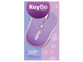 Myszka bezprzewodowa KEYBE by ASTRA LAVENDER [opakowanie=40szt]