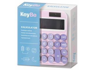 Kalkulator rozm. L KEYBE by ASTRA Pastel Line [opakowanie=10szt]