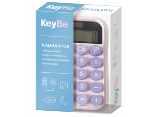 Kalkulator rozm. M KEYBE by ASTRA Pastel Line [opakowanie=10szt]
