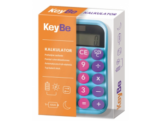 Kalkulator rozm. M KEYBE by ASTRA Neon Line 2 [opakowanie=10szt]