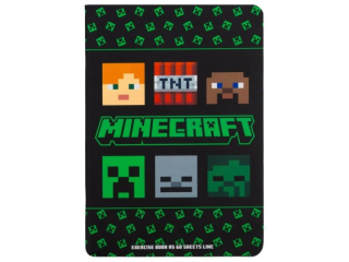 Zeszyt A5 60k linia MINECRAFT [opakowanie=10szt]